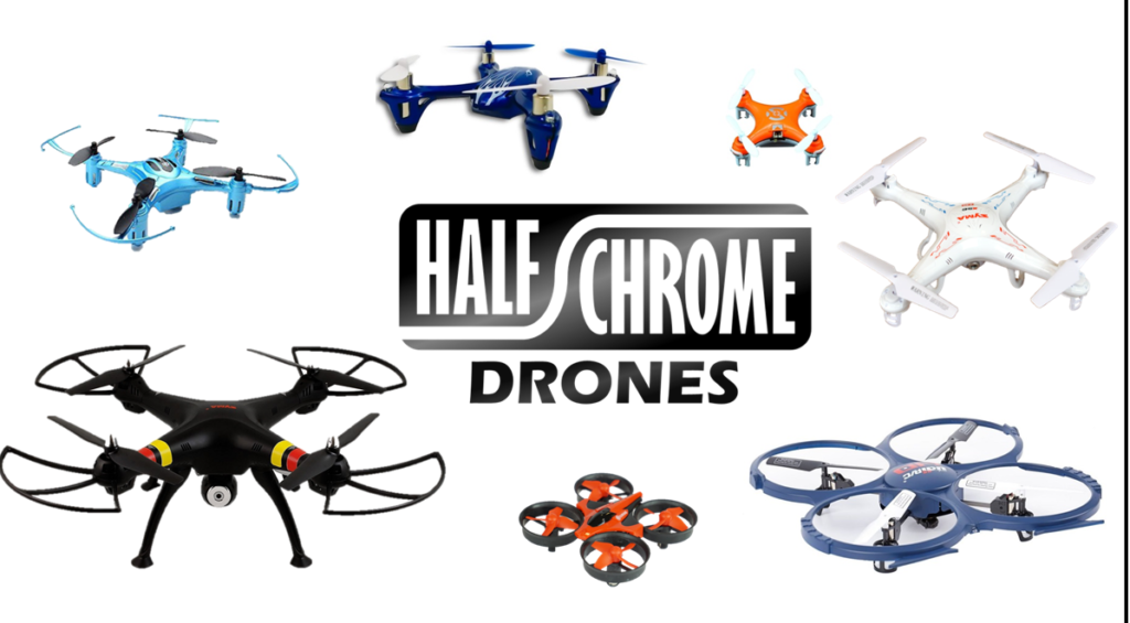 Hubsan X4 H107C -Super Quick Camera Drone - Half Chrome Drones